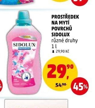 Prostředek na mytí povrchů Sidolux