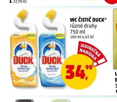 WC čistič Duck