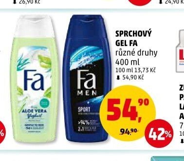 Sprchový gel Fa