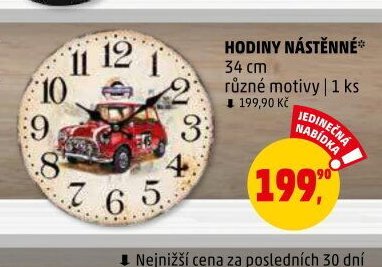 HODINY NÁSTĚNNÉ