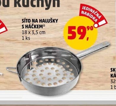 SÍTO NA HALUŠKY S HÁČKEM