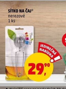 SÍTKO NA ČAJ nerezové