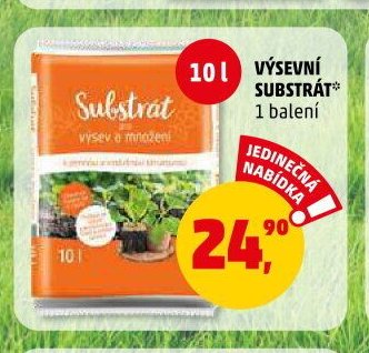 VÝSEVNÍ SUBSTRÁT