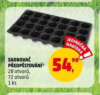SADBOVAČ PŘEDPĚSTOVÁNÍ