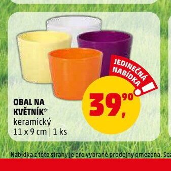 OBAL NA KVĚTNÍK