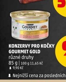 Konzervy pro kočky Gourmet Gold