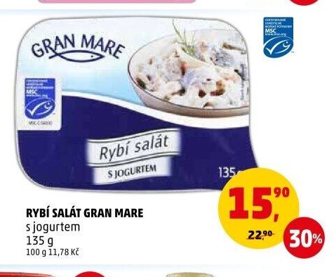 RYBÍ SALÁT GRAN MARE s jogurtem