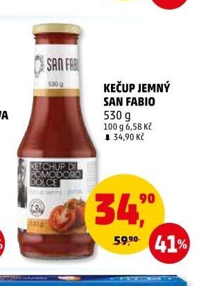 KEČUP JEMNÝ SAN FABIO