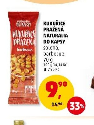 KUKUŘICE PRAŽENÁ NATURALIA DO KAPSY