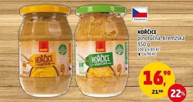 Hořčice plnotučná Gustito