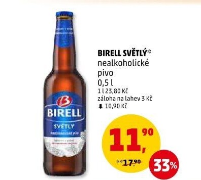 Nealkoholické pivo Birell
