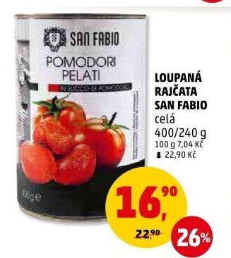 Rajčata loupaná San Fabio