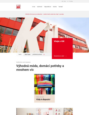 akční leták Kik textil 11.1.2023-17.1.2023