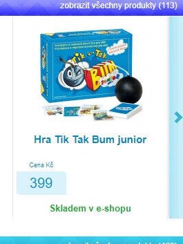 Hra Tik Tak Bum junior