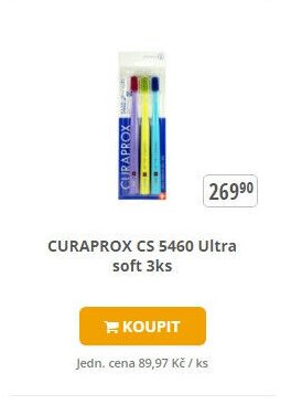 CURAPROX CS 5460 Ultra soft 3ks