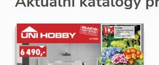 Aktuální katalog - UNI HOBBY akcniletaky.com