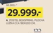 Postel boxspring, plocha lůžka cca 180x200 cm
