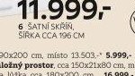 Šatní skříň, šířka cca 196 cm