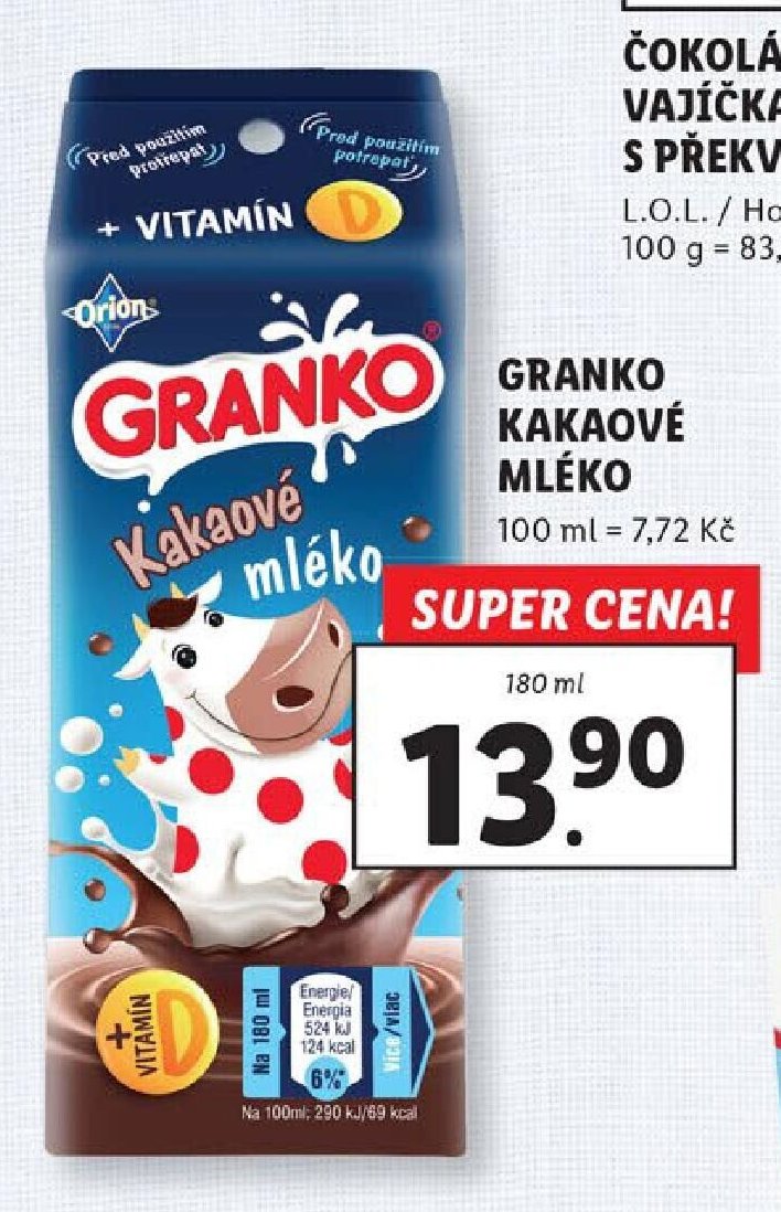 Granko kakaové mléko