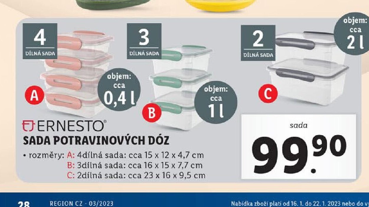 Ernesto Sada potravinových dóz