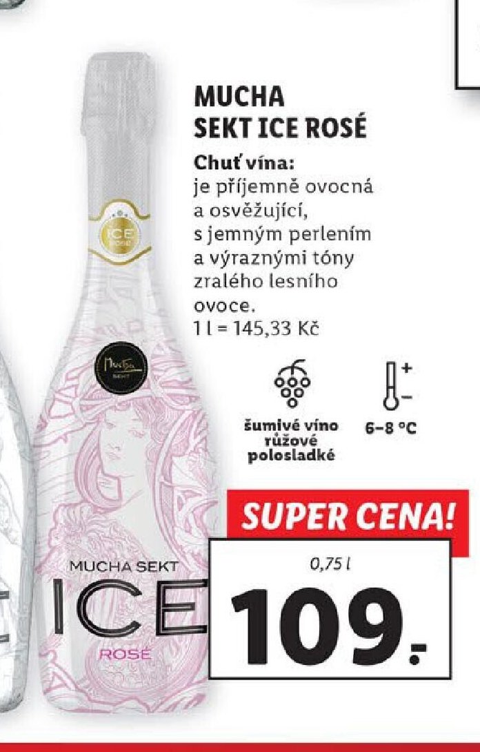 Mucha Sekt Ice Rosé
