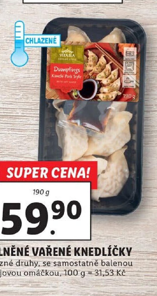 Plněné vařené knedlíčky
