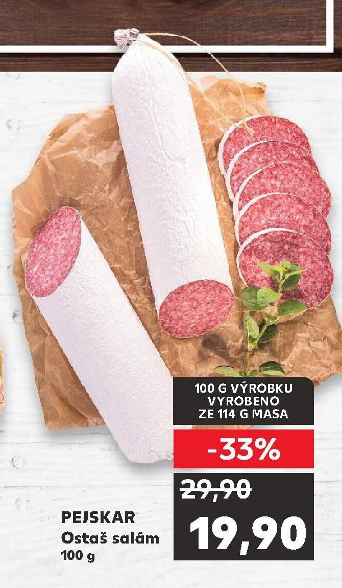 PEJSKAR Ostaš salám 100 g