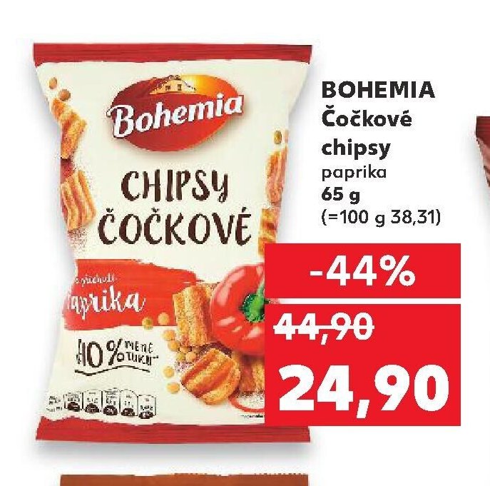 BOHEMIA Čočkové chipsy