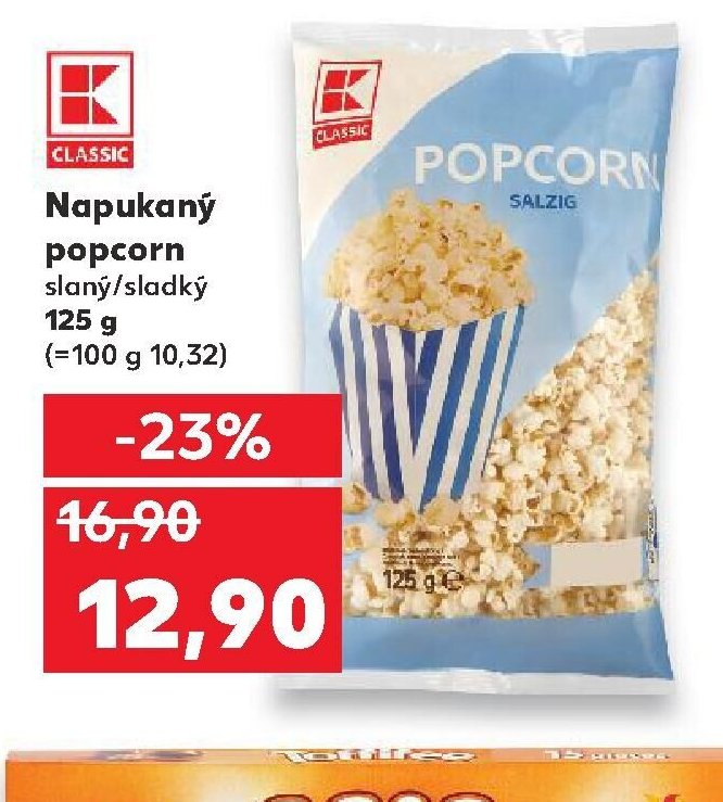 K-CLASSIC Napukaný popcorn