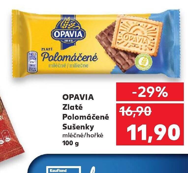 OPAVIA Zlaté Polomáčené