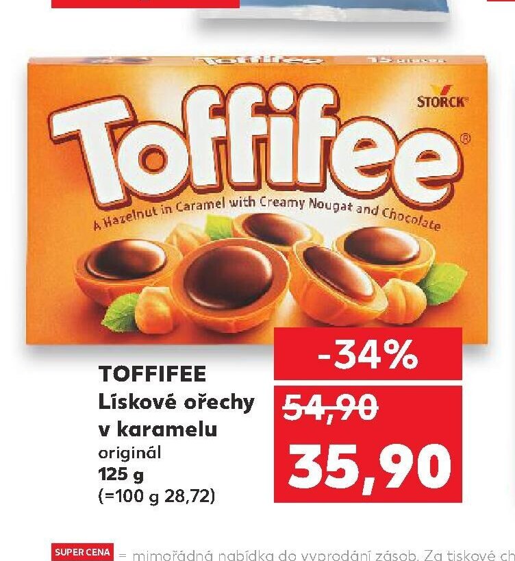 TOFFIFEE Lískové ořechy v karamelu