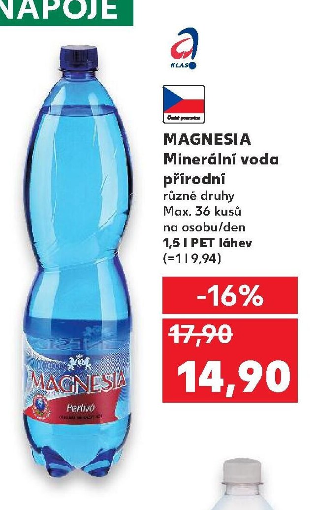 Magnesia Minerální voda