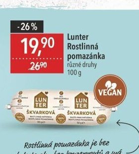 Lunter Rostlinná pomazánka