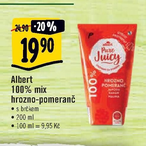 Albert 100% mix hrozno-pomeranč