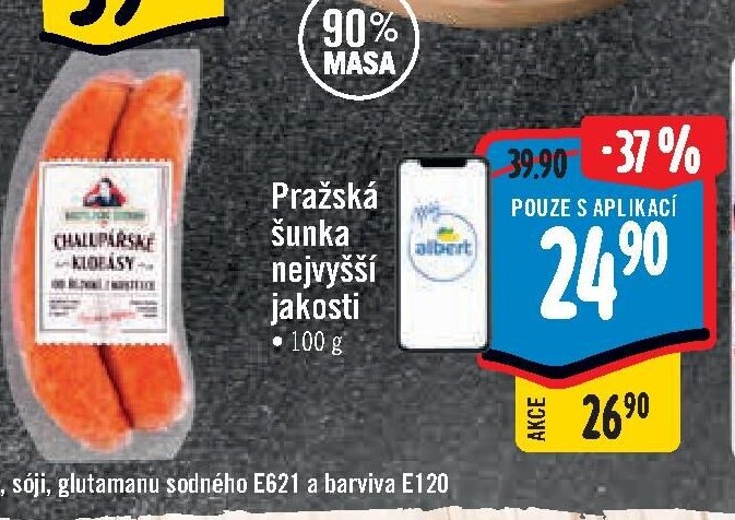 Pražská šunka nejvyšší jakosti