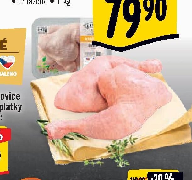 Kuřecí zadní čtvrtky