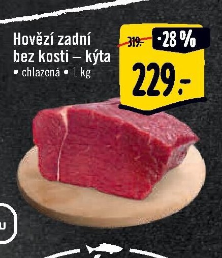 Hovězí zadní bez kosti – kýta