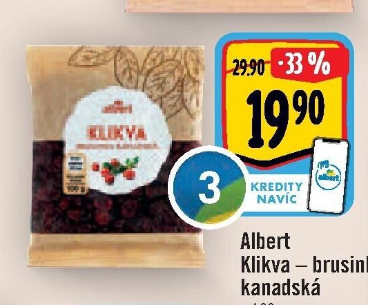 Albert Klikva – brusinka kanadská