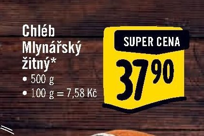 Chléb Mlynářský žitný