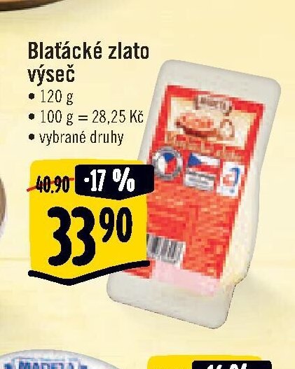 Blaťácké zlato výseč