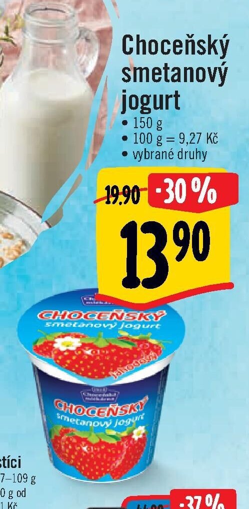 Choceňský smetanový jogurt