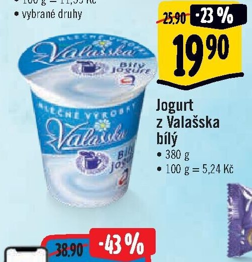 Jogurt z Valašska bílý
