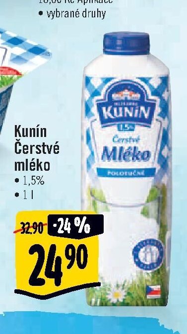 Kunín Čerstvé mléko