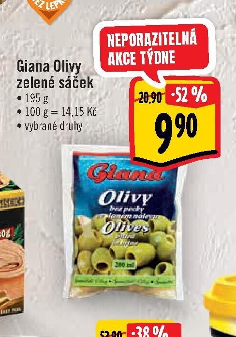 Giana Olivy zelené sáček