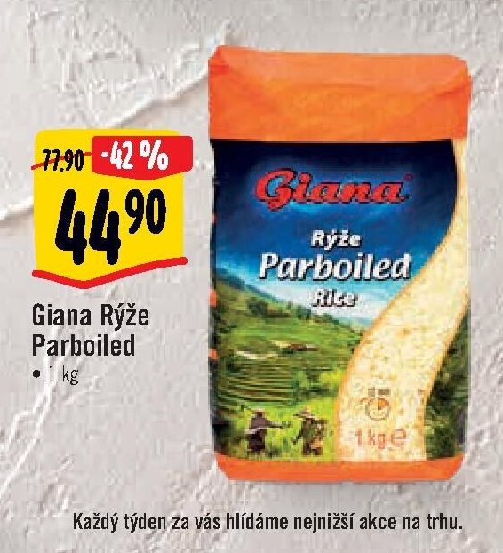 Giana Rýže Parboiled