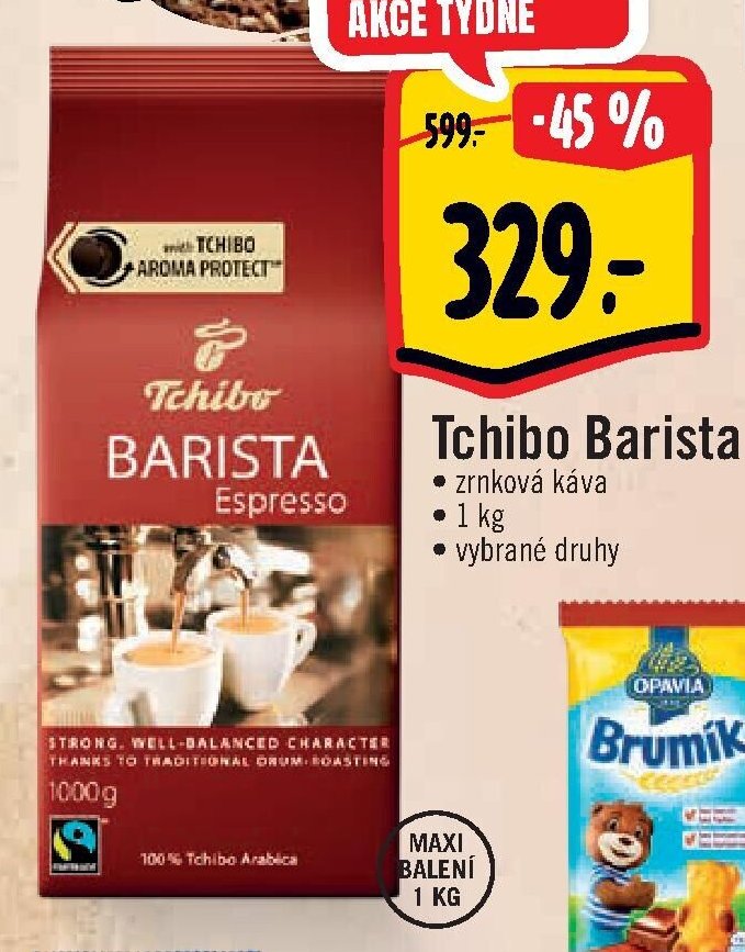 Tchibo Barista zrnková káva