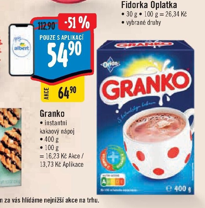 Granko kakaový nápoj