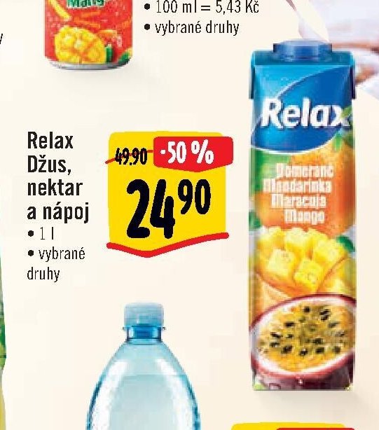 Relax Džus, nektar a nápoj