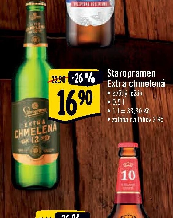 Staropramen Extra chmelená