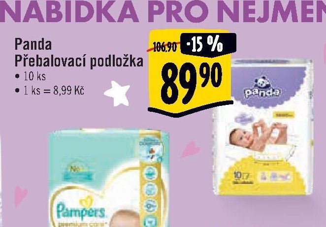 Panda Přebalovací podložka